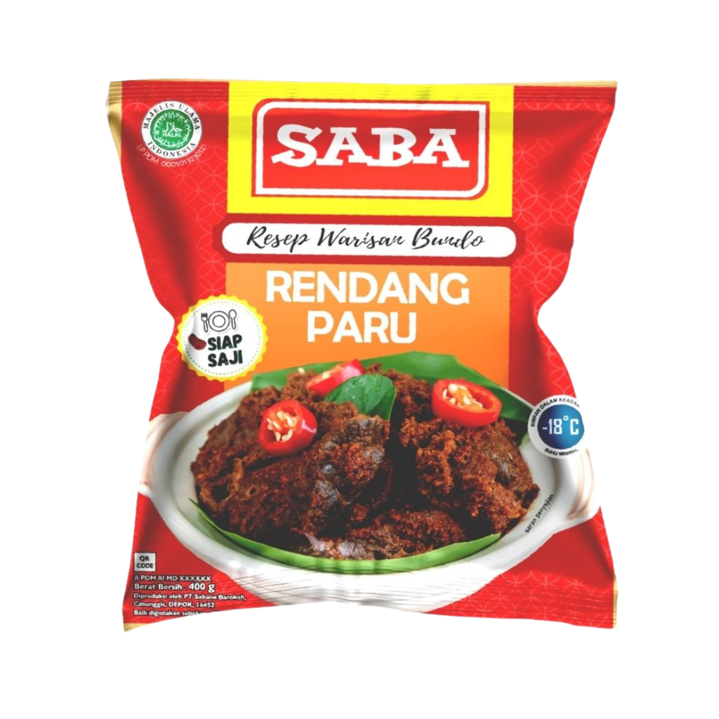 Rendang Paru Frozen 350gr